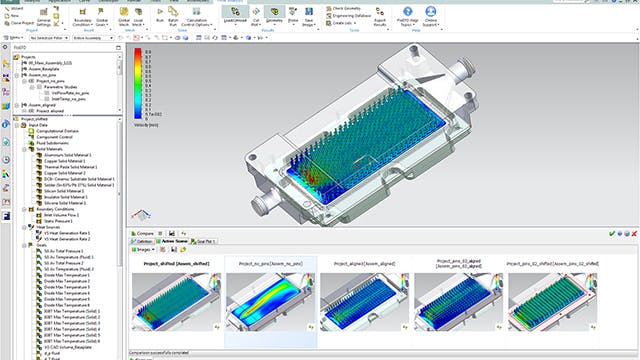 Screenshot von Simcenter FLOEFD für NX