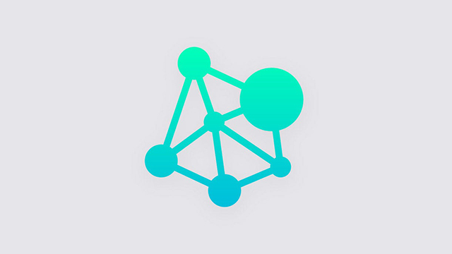 Illustration of green dots connected with lines.