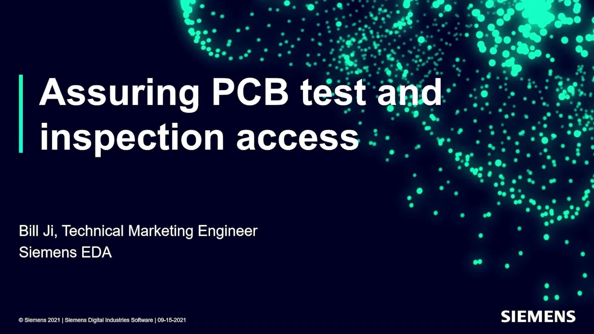 Assuring PCB test and inspection access