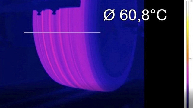 Il software Simcenter mostra l'introduzione della modellazione dei pneumatici in base alla temperatura e alla velocità e il suo impatto sulla dinamica del veicolo.