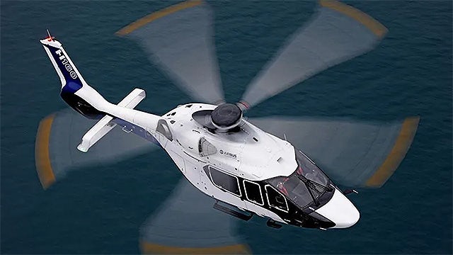 Helicóptero Airbus simulado por Simcenter Amesim para verificar el rendimiento del sistema termohidráulico desde la etapa inicial.