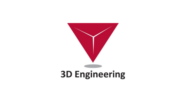 3D Engineering logo.