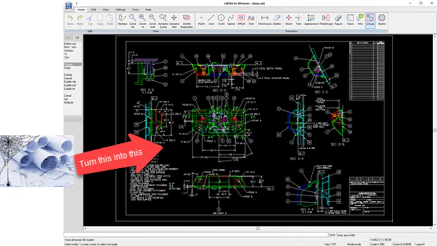 CADRA Raster graphic