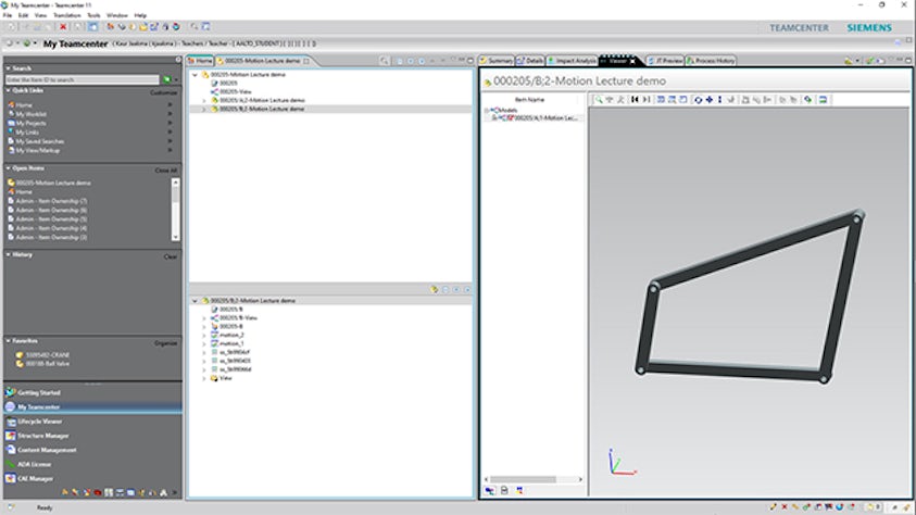 Aalto University students use Teamcenter for product data storage and management not only in engineering courses.