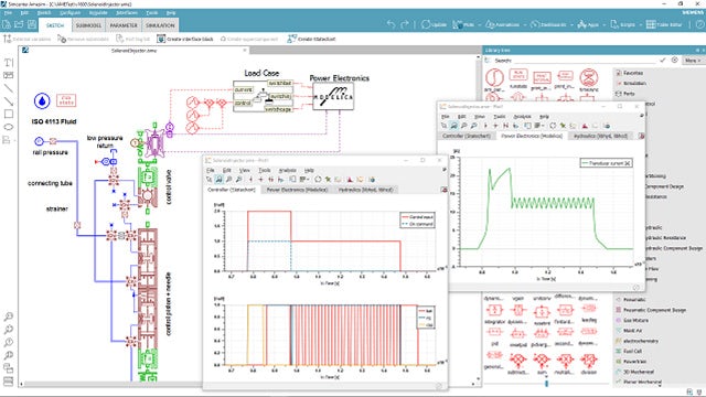 Screenshot of a Simcenter dashboard where a logic model is being created