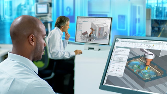 An engineer uses Siemens software.