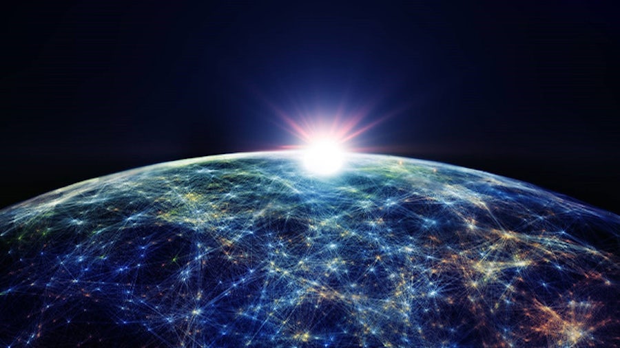globe connected digitally