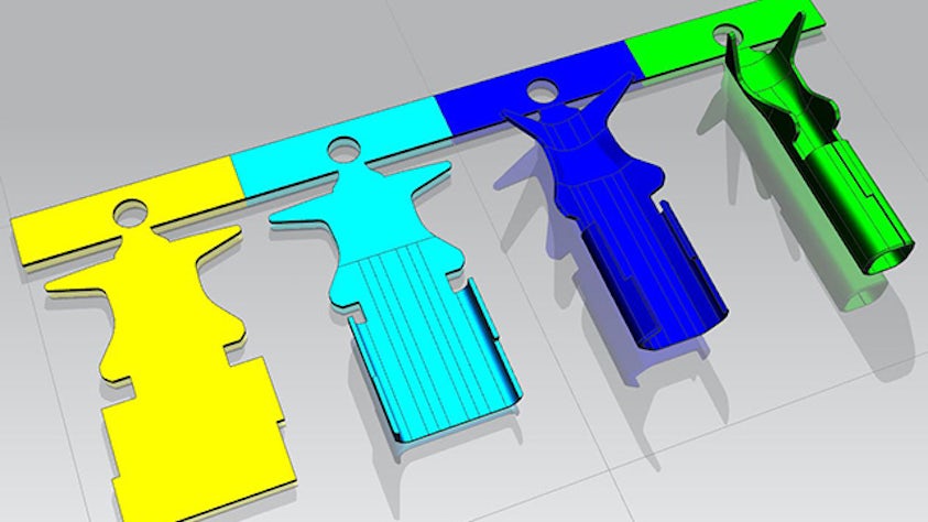 Visual of sheetmetal parts.