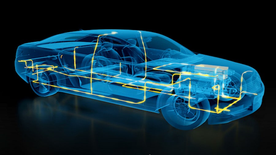 Automotive Electronic Control Diagram