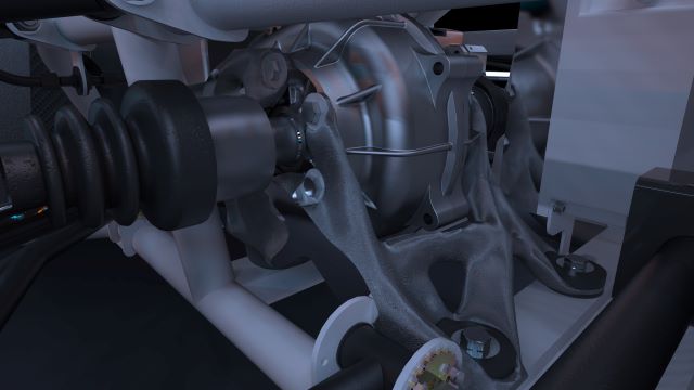 Componentes de un vehículo eRod.