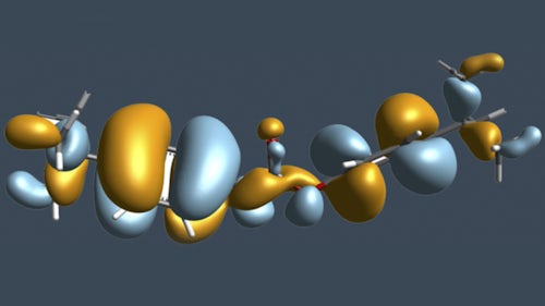 Molecule visuals from Simcenter Culgi software.