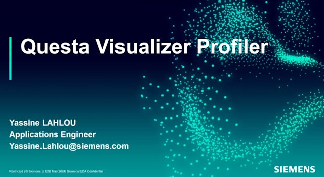 DVT - U2U EU 2024 - Improving Simulation Performance Utilizing the Visualizer Profiler - Results from Evaluating Arm VIP ARM