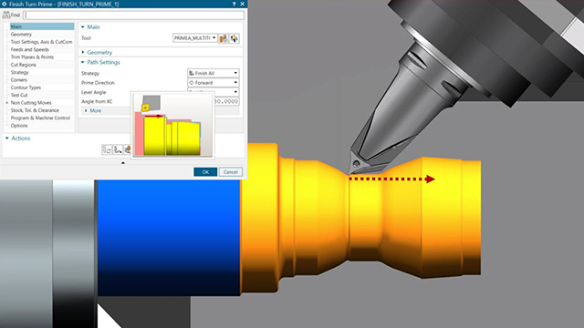 SIEMENS　CAD/CAM冠作成器機 NX CAD/CAM Turning | Siemens Software
