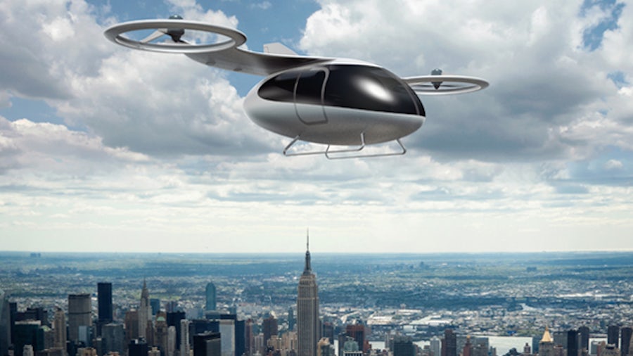 Vozidlo typu eVTOL 