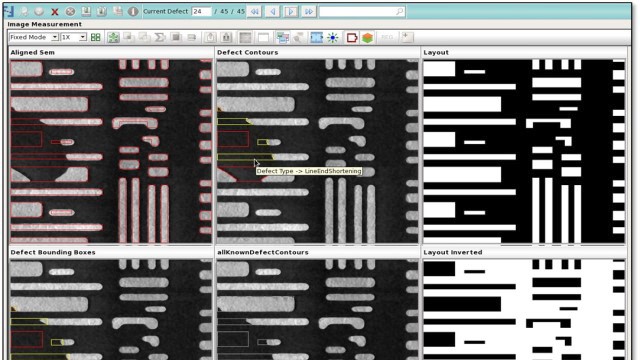 Calibre Fab Solutions / Viewing results of wafer defect inspection in Calibre DefectReview.