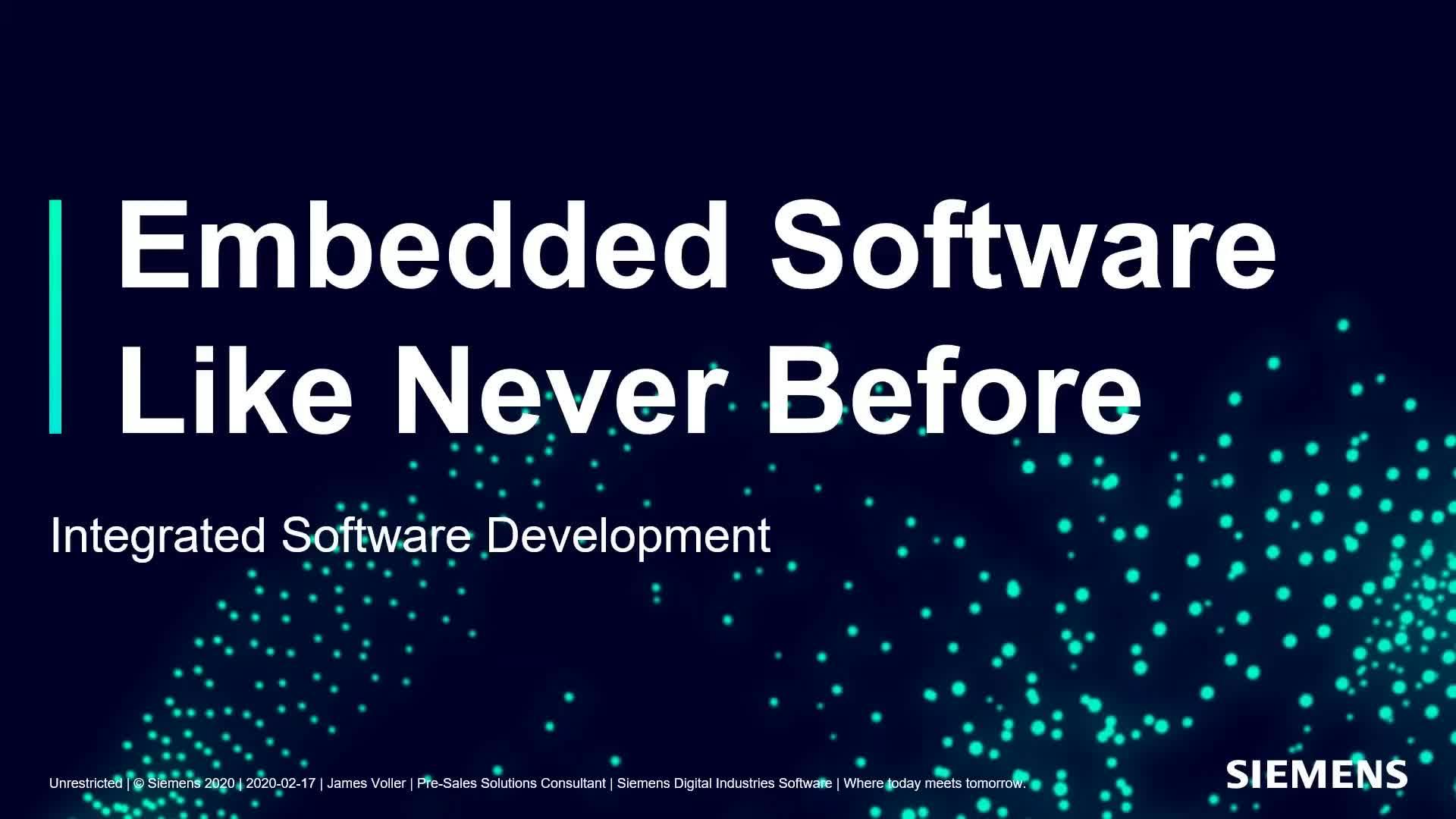 The Next Level of Embedded Software Development