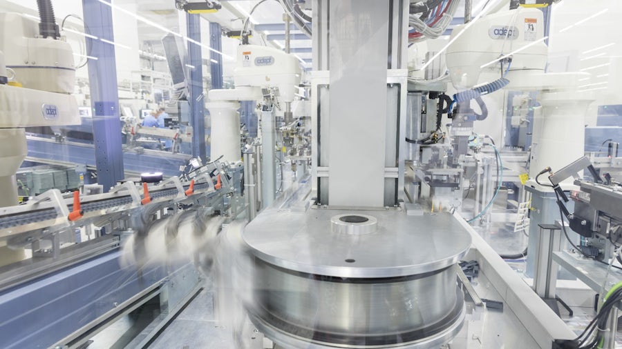 Un impianto di produzione intelligente in movimento.