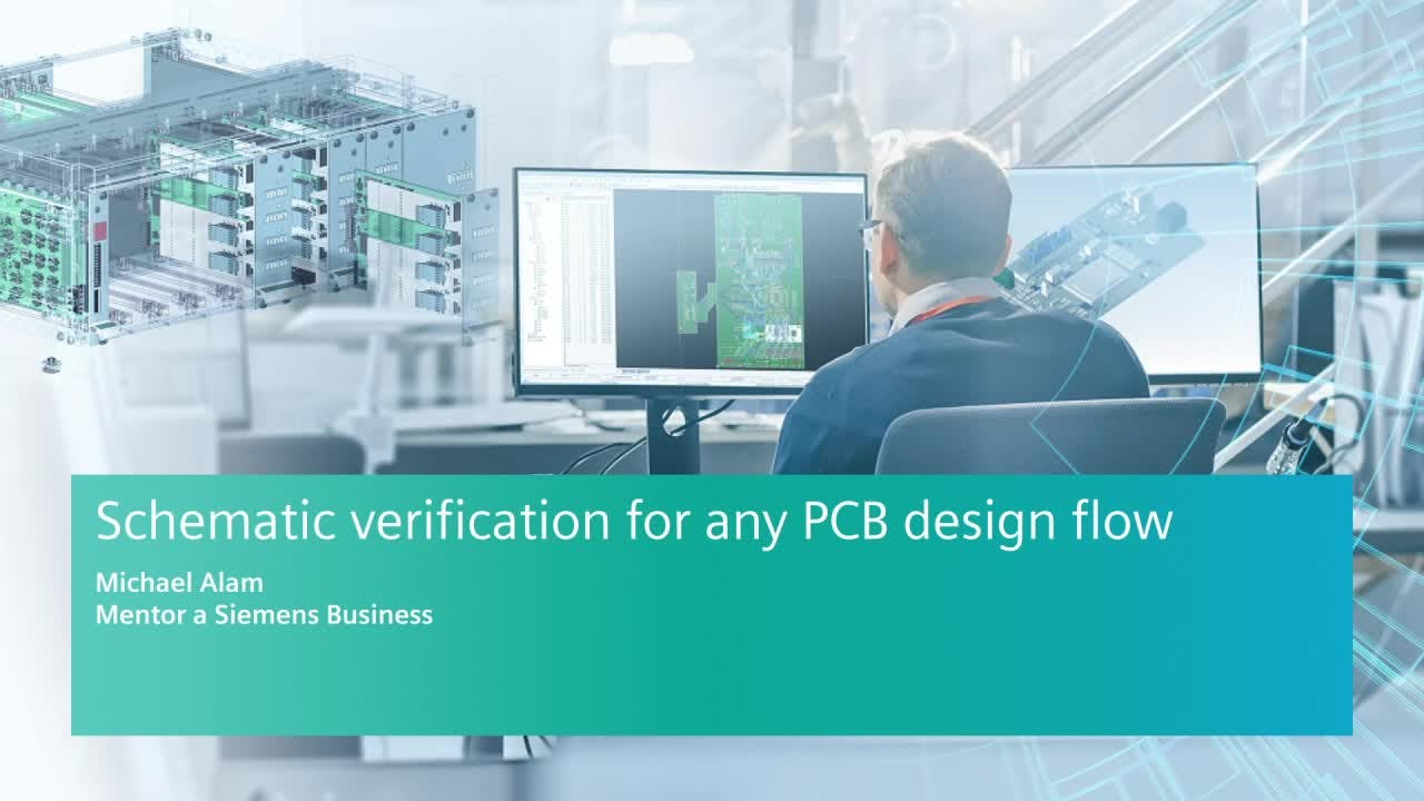 Schematic verification for any PCB design flow