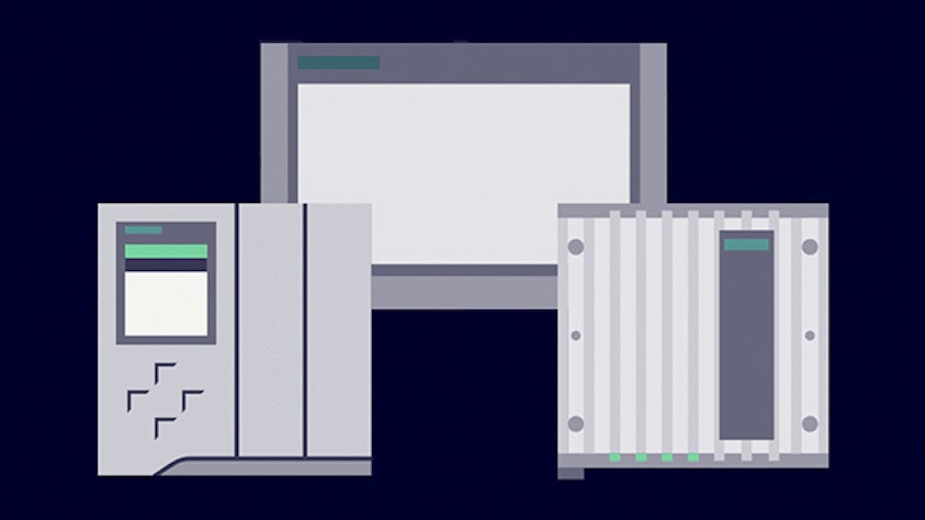 An illustration of industrial edge devices.