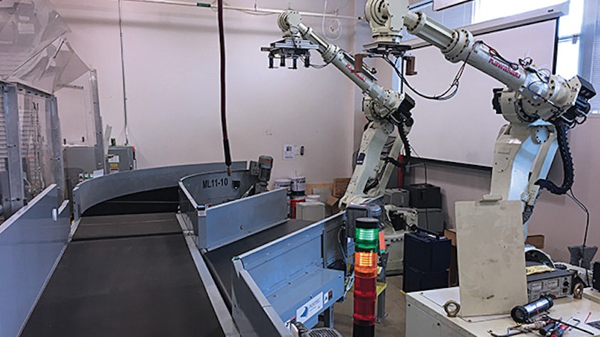 Students build digital twins of integrated manufacturing systems