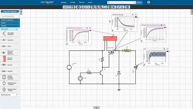 PartQuest Explore Cloud-Based Circuit Simulation | Siemens