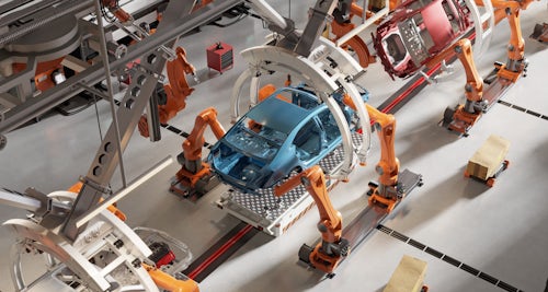 Intelligente Fertigungslösungen in der Automobilindustrie ermöglichen eine intelligente Automatisierung, um die Produktivität zu steigern, eine hohe Qualität zu gewährleisten und den Durchsatz zu erhöhen.