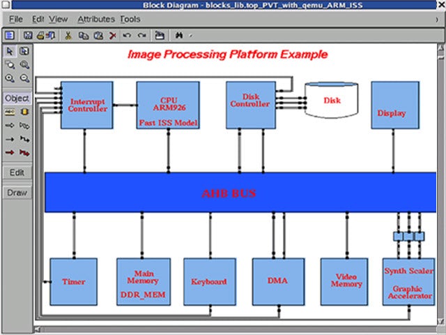 Screenshot of Vista's image processing platform example