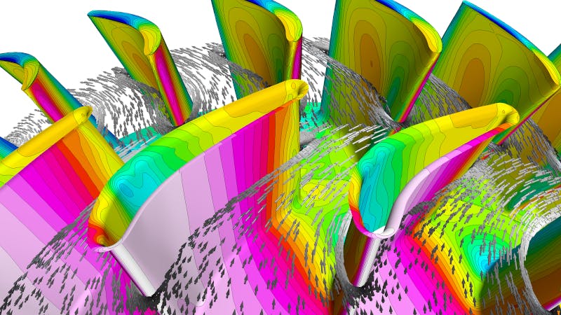 시뮬레이션을 활용한 증기 터빈 효율성 향상: B&B AGEMA, 터빈 블레이드 설계 및 최적화를 위한 테스트 툴 개발