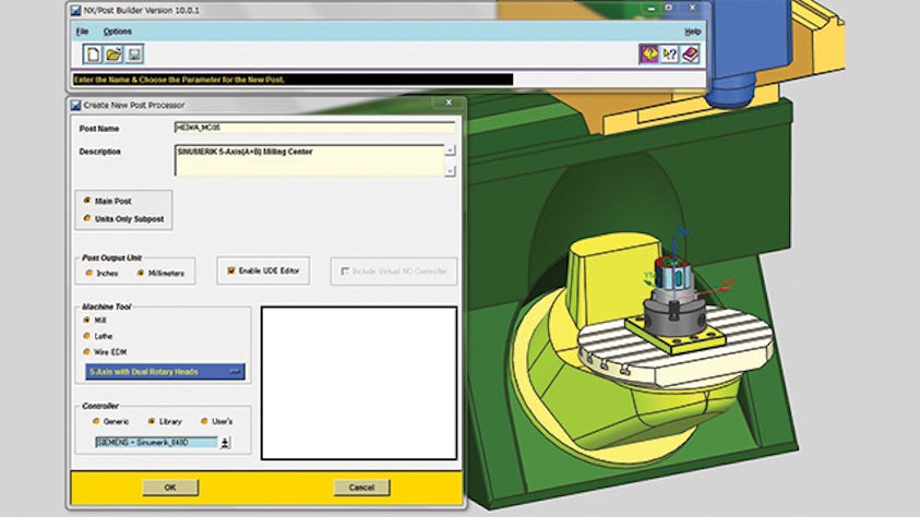 Post builder yields top performance for machine tools
