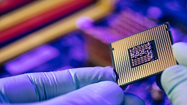 Image of the processor used by the AMS managed cloud 