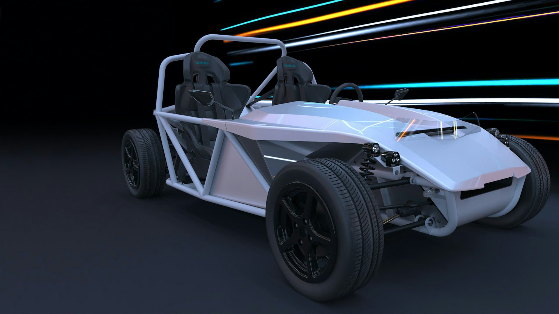 3D mock-up of an open top buggy design