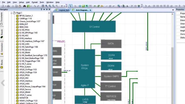 Screenshot of design layout | With system design concurrency, companies can concurrently define a multi-board system with multiple engineers and start defining individual associated boards while the system definition is still in process.