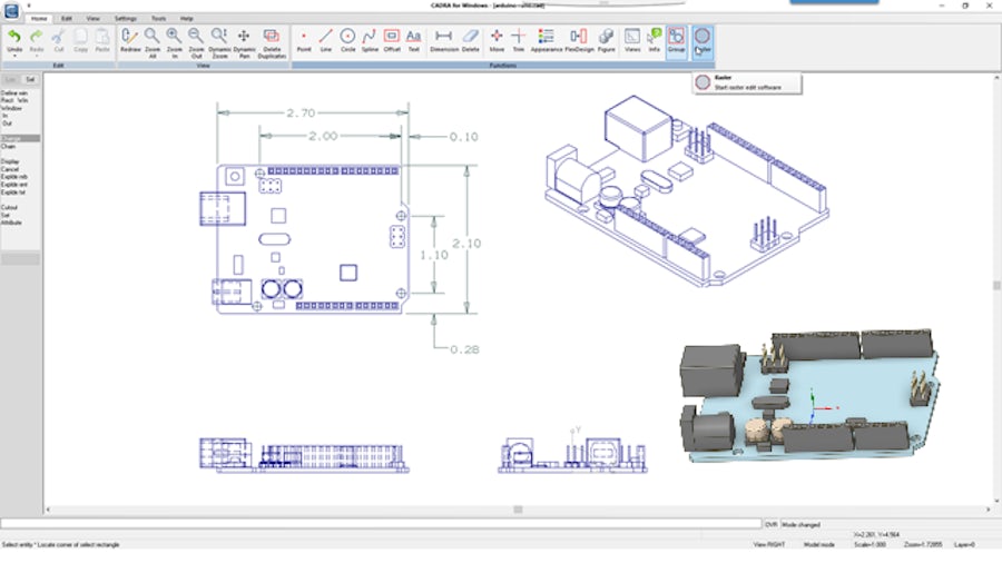CADRA SpaceClaim Graphic