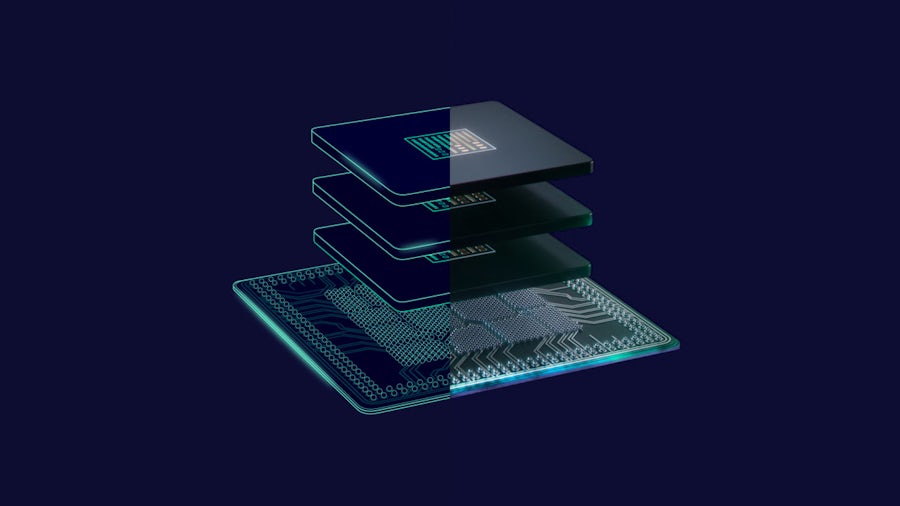 3D IC chip layered infrastructure 