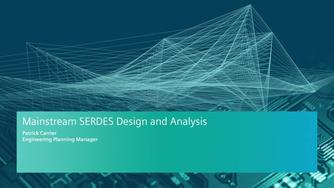 Mainstream SERDES Design and Analysis