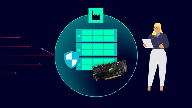 Industrial Automation DataCenter featuring NVIDIA Cybersecurity AI.