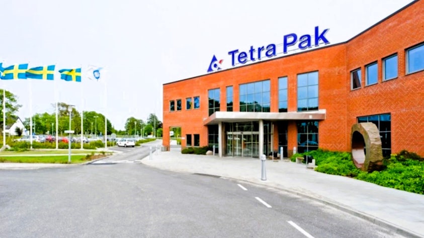 Outside view of the Tetra Pak building in Poland.