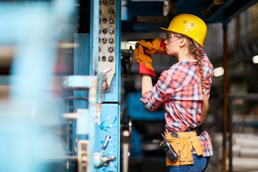 Young female engineer