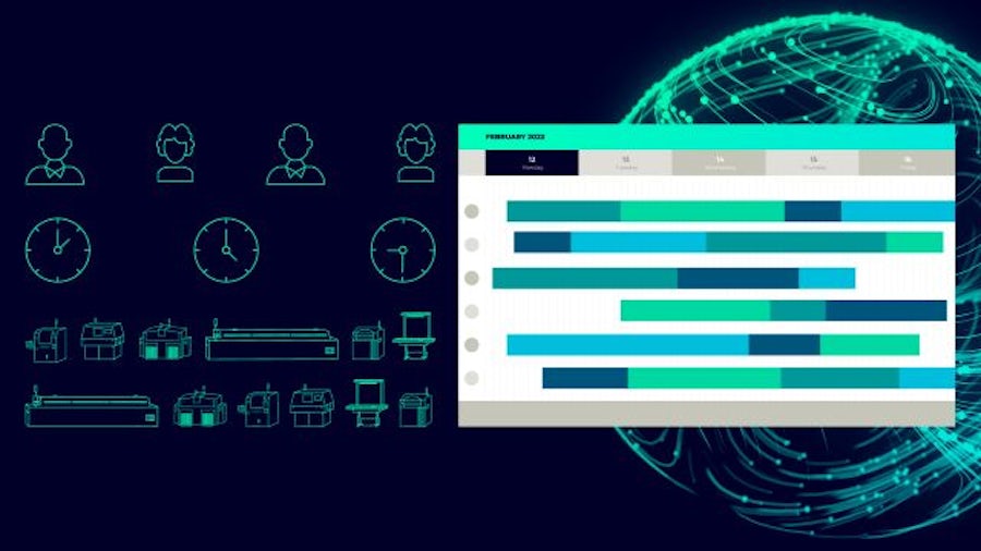 Dynamic scheduling and line balancing solution
