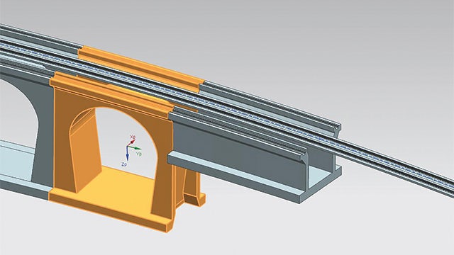 Using NX to produce a mass calculation. Copyright: Obermeyer