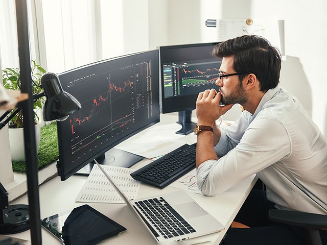 An engineer debugging a software system.