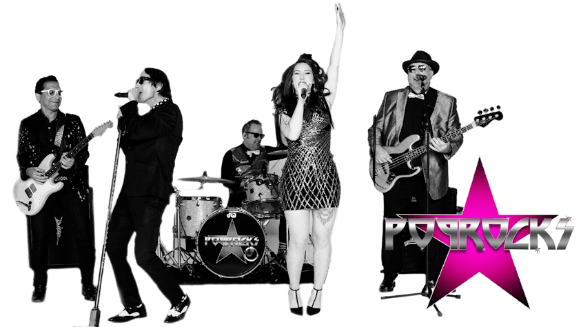 Nine-piece dance band Pop Rocks.