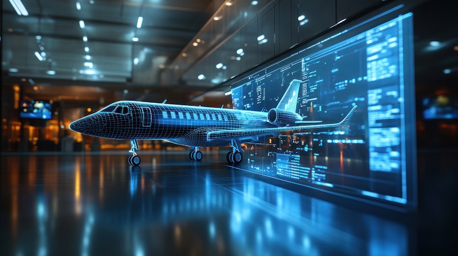 フライト・シミュレーターで、航空機のデジタルツインを機能解析とメンテナンスに使用して、安全性を向上