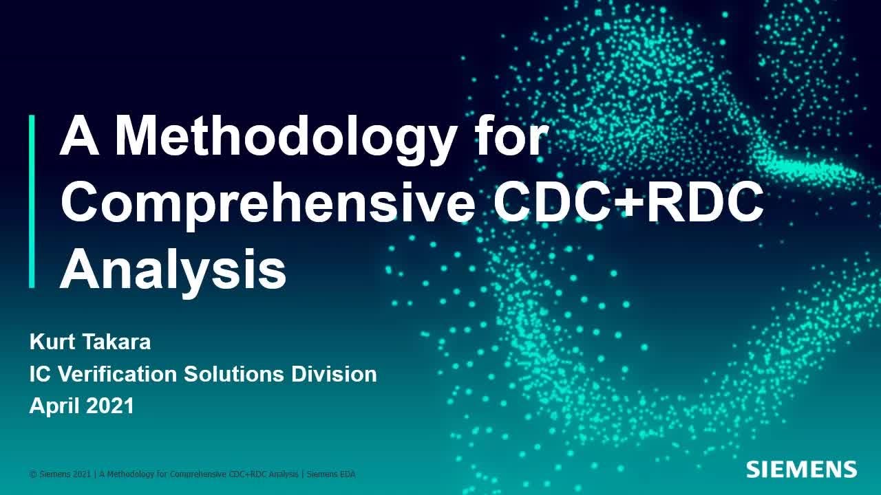 A Methodology For Comprehensive Cdcrdc Analysis Siemens Software 4814