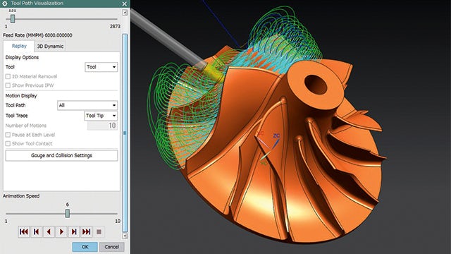 Manufacturing high-precision, highquality parts with simultaneous, multi-axis machining 