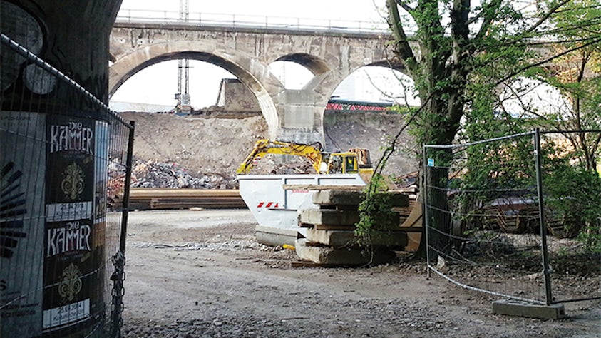 Existing railway bridge in Cologne in need of renovation. Copyright: Obermeyer