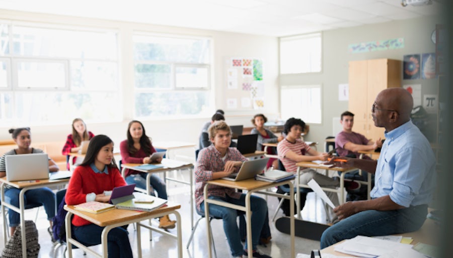 Students in classroom