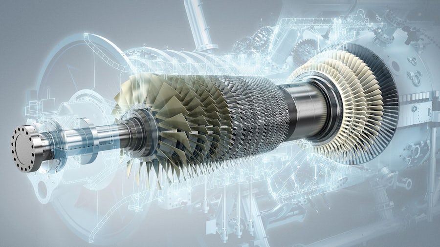 La optimización del enfriamiento del álabe de una turbina necesita la simulación de las temperaturas de aire y de metal.