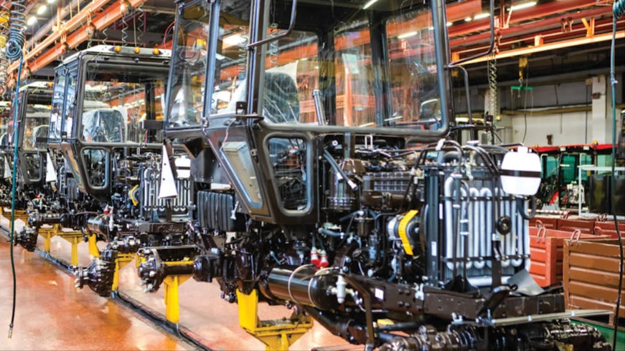 Heavy equipment production line