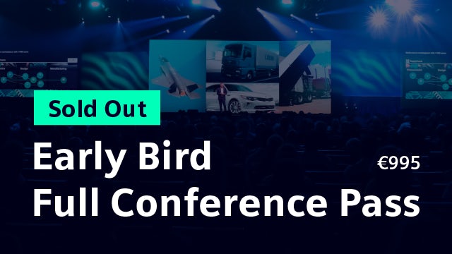 Early bird pricing for the full conference pass to Realize LIVE Europe is sold out. Please select another available pass type.